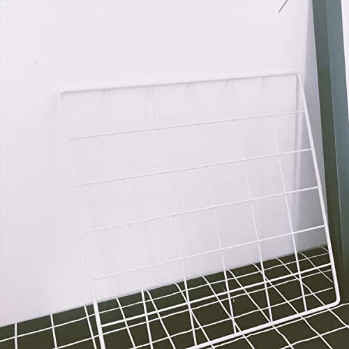 Zuokemy 4 Pieces Mounted Photo Grid Wall Grid Decorative Panels For Living Room, Bedroom, Office, Study, Etc. Photo Memo Display Grid Panels 12X12 Inches (White) #TOP4