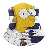 スヌード ザ・シンプソンズ ネックウォーマー マフラー メンズ レディース バンダナ フェイスマスク ヘアバンド マジックスカーフ