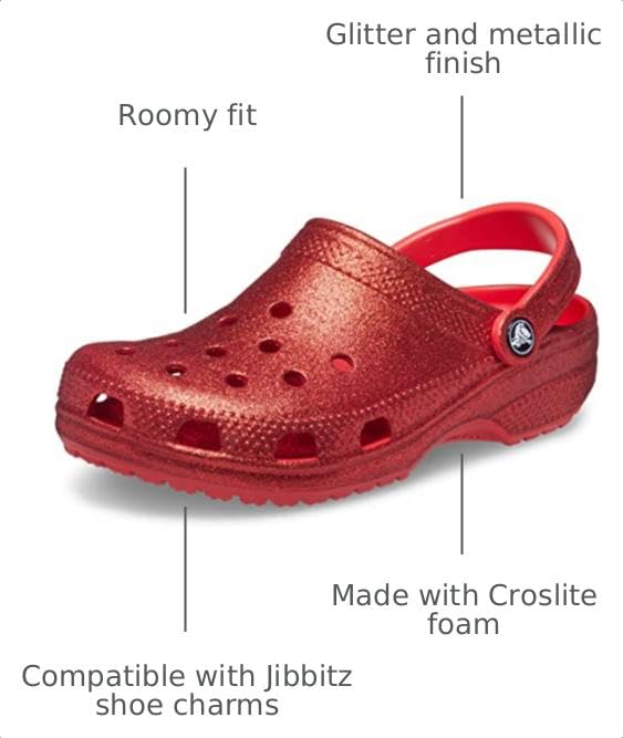 Image of Crocs Kids Classic Glitter Clog