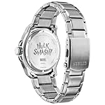 Citizen-Eco-Drive-Marvel-Quartz-Mens-Analog-WatchStainless-SteelHulk-SmashSilver-Tone-Band-Model-Aw1351-56W