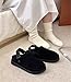 hexnart Fashion Platform Clogs Sandals for Women's Casual Adjustable Indoor Non Slip Comfortable Outdoor Slippers Women's Mules & Clogs(Black-38)