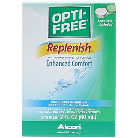 Opti-Free RepleniSH Multi Purpose Disinfecting Solution-2 oz, Carry On Size, 2 pack Cover