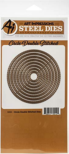 Die-Circle Double Stitched avec effet double couture précise