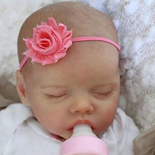 JIZHI Lifelike Reborn Baby Dolls - 0-3 Months Baby Soft Body Realistic-Newborn Baby Dolls Real Life Baby Dolls with Feeding Kit & Gift Box for Kids Age 3 + or Collection3