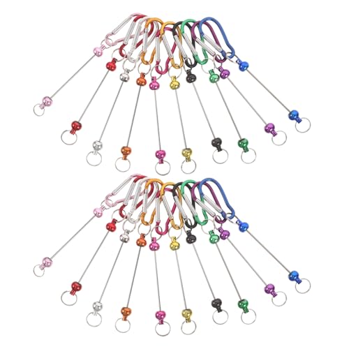 [FONDOTIN] �r�[�Y�L�[�z���_�[�o�[20pcs �󔒃L�[�`�F�[���`���[���p�������r�[�Y�o�[ ���O�Ή����x�t��DIY�L�[�z���_�[�쐬�L�b�g �A�[�g�N��