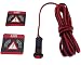 Produktbild 12V Dummy Alarm Simulator rot LED blinkend Aufkleber Auto PKW BUS Motorrad Boot