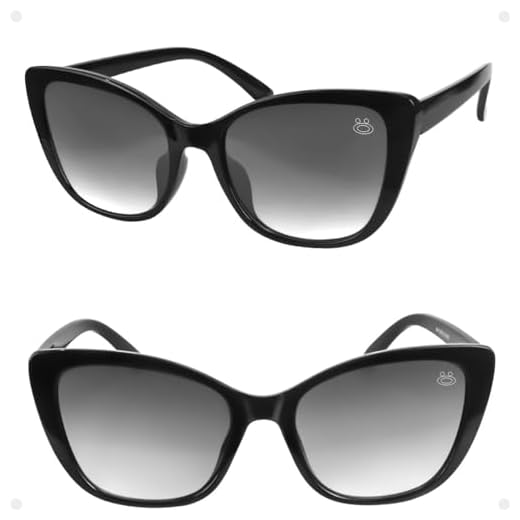 oculos sol feminino proteção vintage uv praia gatinho + case delicado verão presente preto