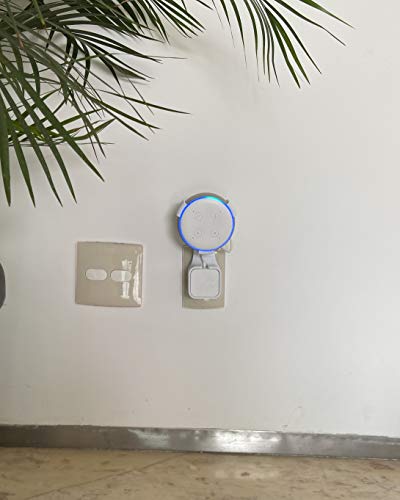 Suporte All in one de Tomada para Amazon Alexa Echo Dot 3 modelo clássico (branco)