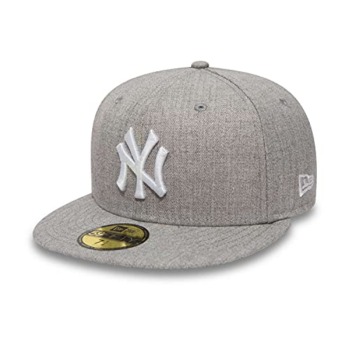 New Era Cap MLB Basic Neyyan, Heather Grey/White, 6 7/8, 11044974