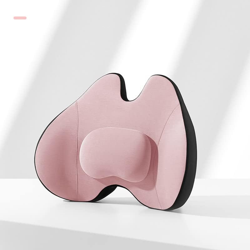 Cojines de asiento de automóvil para conducción, almohada de apoyo lumbar para reposacabezas de automóvil, almohada de espuma viscoelástica para