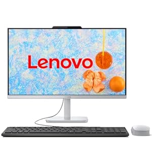 Lenovo 24″ IdeaCentre All-in-One Desktop Computer, Intel 8-Core i3-N305, 32GB DDR4, 1TB PCIe SSD, 23.8″ FHD IPS Display Home Office PC, WiFi 6, Office 365, Keyboard & Mouse, Windows 11, Cloud Grey