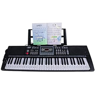 Piano électronique 61 Key Piano Numérique Clavier Banc clavier Keyft Keyboard Organe électronique ordinaire (Couleur: Blanc Taille: 84. 5×26.5×8.5cm) guanjun1975 (Color : Black_84.5X26.5X8.5CM) - Les Beatles, Paul McCartney, John Lennon, RIngo Starr, George Harrison