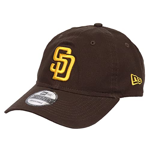 ニューエラ キャップ NewEra 9TWENTY CAP MLB ロゴ メジャーリーグ ローキャップ メンズ レディース 帽子 サンディエゴ・パドレス ブラウン 茶色 60235242 [並行輸入品]の商品画像（Amazon）