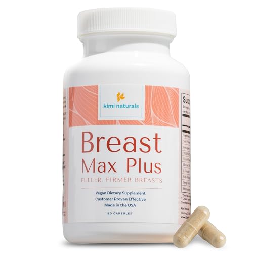 KIMI Naturals Breast Max Plus - Breast Enhancement Pills l Enhancer Supplement for Fast Growth and...
