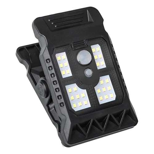 Luces Para Canalones Con Energía Solar - Clip LED Gran Angular Impermeable | Luces LED Solares Portátiles Para Cercas, Para Patio, Jardín, Porche, , Paisaje, Cubierta, Casa, Apartamento, Pared,