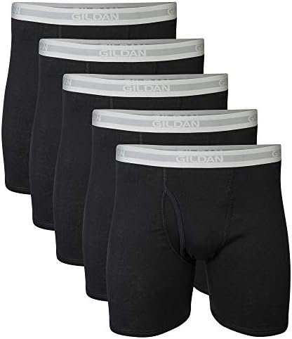 Gildan Mens Underwear Boxer Briefs, Multipack