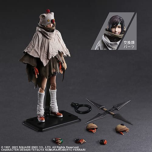 Square Enix Final Fantasy Vii Remake Intergrade: Yuffie Play Arts Kai Action Figure W 4.57" X D 2.64" X H 10.08" #TOP1