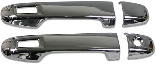 【Black Car 】トヨタ C-HR 専用 外装 フロント アウタードアハンドルカバー ノブ フルカバータイプ CHR 専用設計 (シルバー)