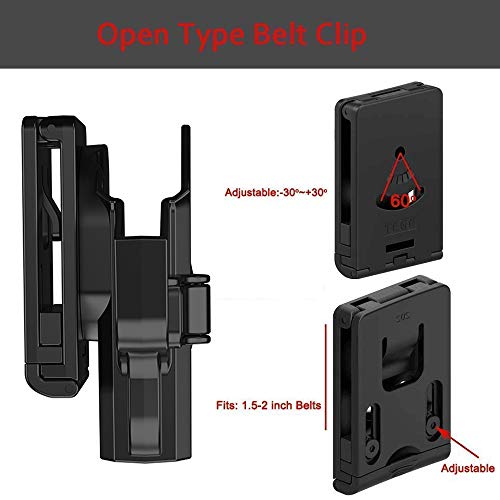 Hqda Sig P365 Holsters,Owb Holster For Sig Sauer P365 Micro-Compact Size 9Mm Pistol,Polymer Tactical Outside Waistband Carry Belt Holster With 60° Adjustable Paddle Holder,Right Handed #TOP4