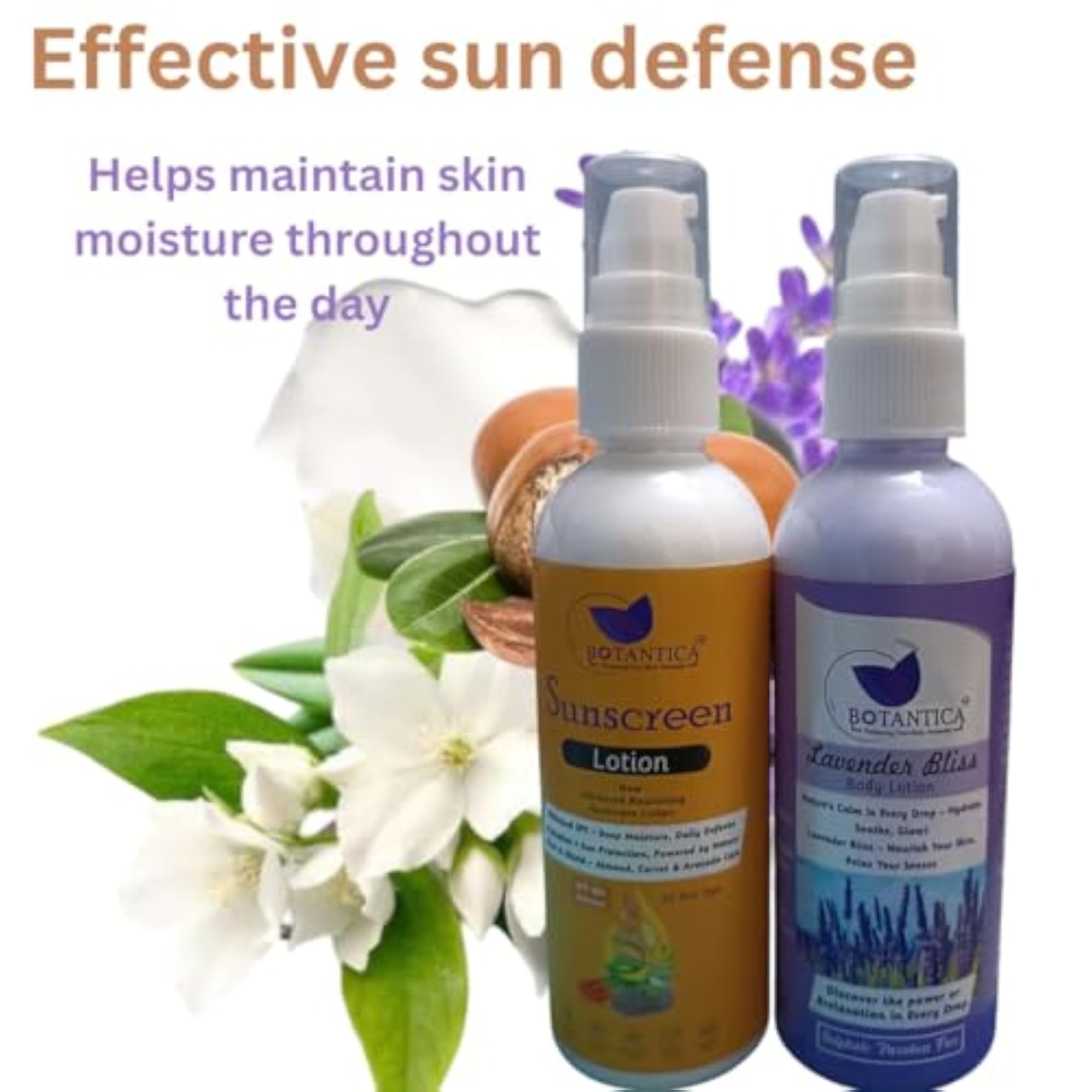 Lavender Body Lotion with Sunscreen SPF 50, 200ml