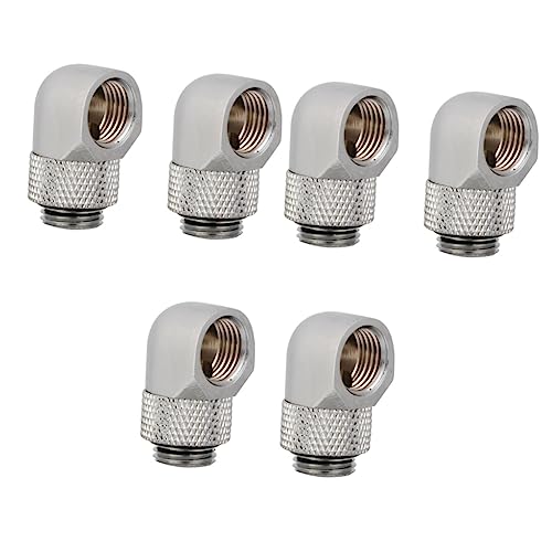 Mobestech 6 Piezas Adaptador g1/4 Conector