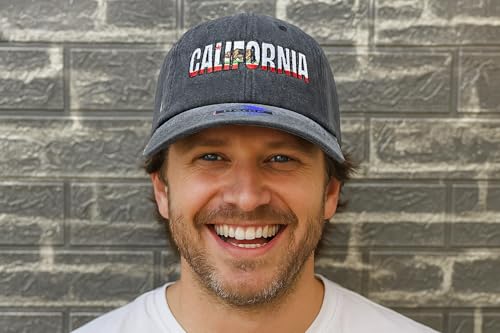 Image of California Bear Republic Baseball Cap for Men and Women | California Pride, Classic Baseball Cap Design, Detailed Embroidered Finish, Comfortable Adjustable Fit