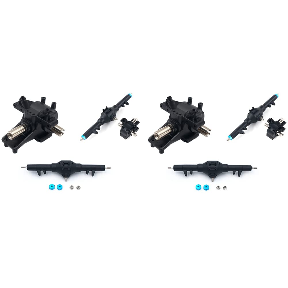 2 x metalowa przekładnia różnicowa przód tył wał Box Hydraulic Transmission Box RC do 12428 12423, 2