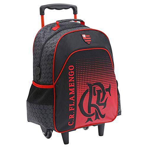 MALA COM RODAS 14 FLAMENGO MENGAO - 8051 - ARTIGO ESCOLAR