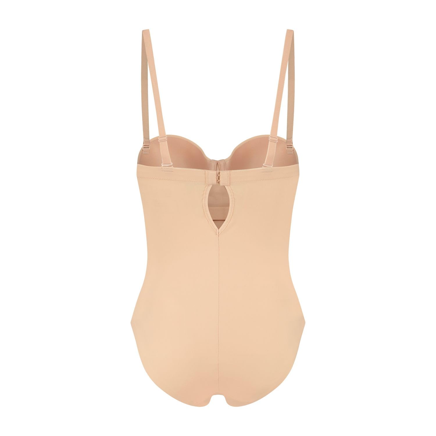 Bye Bra Sculpting Bodysuit, Padded Breast Cups, Removable Shoulder Straps, Shapewear for Women, 2 Colors, S-XXL