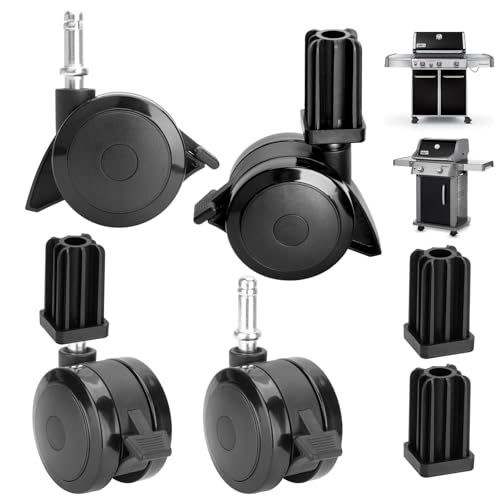 Image of 70360 Locking Caster w /Insert for Weber Genesis S /E330 E /S310 E /S320 Parts