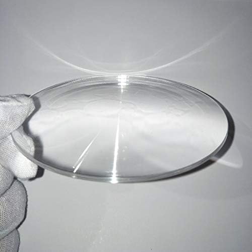 2-Pack Fresnel Lens Diameter 120mm(4.72") Focal Length 220mm(8.66") Acrylic Lens (not Glass) for Solar Heating Experiment,Solar Concentrator,fire Cooking,Visual Education