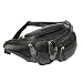 Polare Men's Natural Leather Fanny Pack Waist Bag Black Large