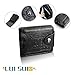 LUI SUI Men Us Dollar Bill Wallet Billfold Leather Credit Card Photo Holder