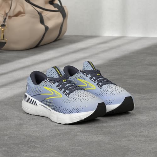 Brooks Brooks Women's Glycerin GTS 20 Supportive Running Shoe - Light Blue/Peacoat/Nightlife - 8.5 Medium