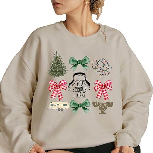 You Serious C.lark Sweatshirt, Funny Holiday Pullover, Christmas Vacation Shirt, G.riswold Christmas Sweatshirt, Christmas Shirt, Holiday Gift