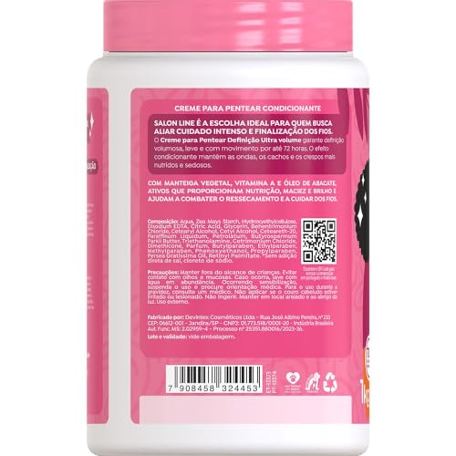 Salon Line Cr Pentear Definicao Ultra Vol 1kg 32445