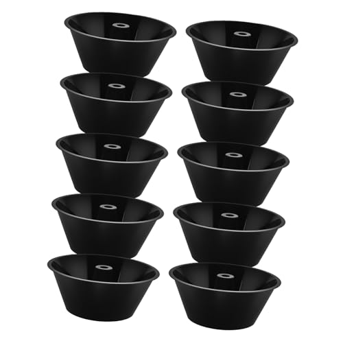 Alipis 10Pcs Snack Holder Bowls with Straw Hole for Fries Popcorn and Chicken for Birthday and Wedding Parties Convenient Snack Cup