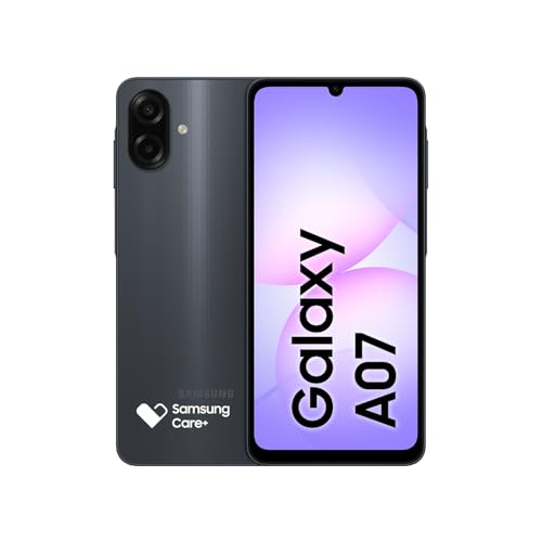 Celular Samsung Galaxy A07 128GB, 4GB, Câm. 50MP, Tela 6.7'- Preto