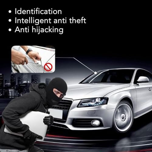 Car Immobilizer, 2.4GHZ Car Immobilizer Engine Lock Keyless Entry Car Alarm System Anti Hijacking Device for 12V Vehicle - Thumbnail 5