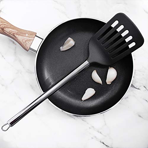 image for Country Kitchen 10 Piece Nylon Cooking Utensil Set with Holder, Kitche