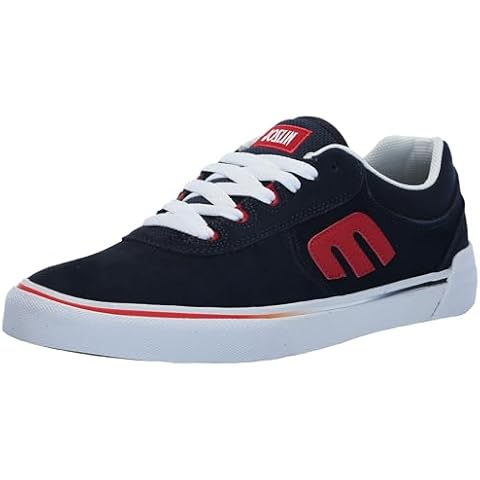 Etnies Men's Joslin Vulc Low Top Skate Shoe, Navy/Red/White, 7 Cover