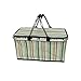 LOFAMI Panier de Pique-Nique isolé, Panier à proximité Sac de Refroidisseur Sac à Lunch Sac élégant Panier de Refroidisseur élégant avec poignée en Aluminium pour Le Camping en Plein air (Color : B)