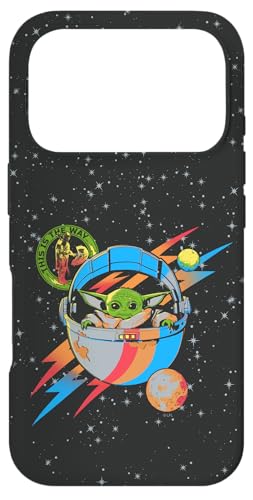 Star Wars The Mandalorian Grogu The Child Galactic Vintage �X�}�z�P�[�X iPhone 17 Pro �p