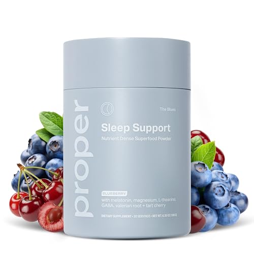 Proper, The Blues Sleep Aid – Nutrient-Dense Superfood Powder with