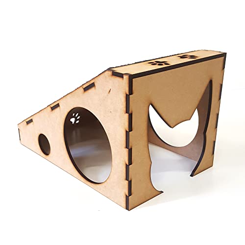 Arranhador Rampa Nicho Toca para Gatos Pet em MDF 6mm