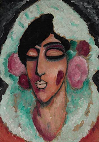 Art Reproduction Abstract Head Winter Ringing Toile Finition Premium 60x90
