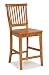 Home Styles 5004-89 Distressed Oak Finish Bar Stool, 24-Inch