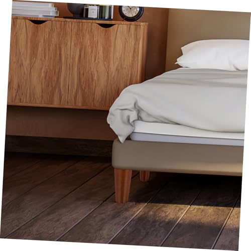 Patas de madera para muebles de salón y dormitorio pack de 4 unidades marca UKCOCO 5