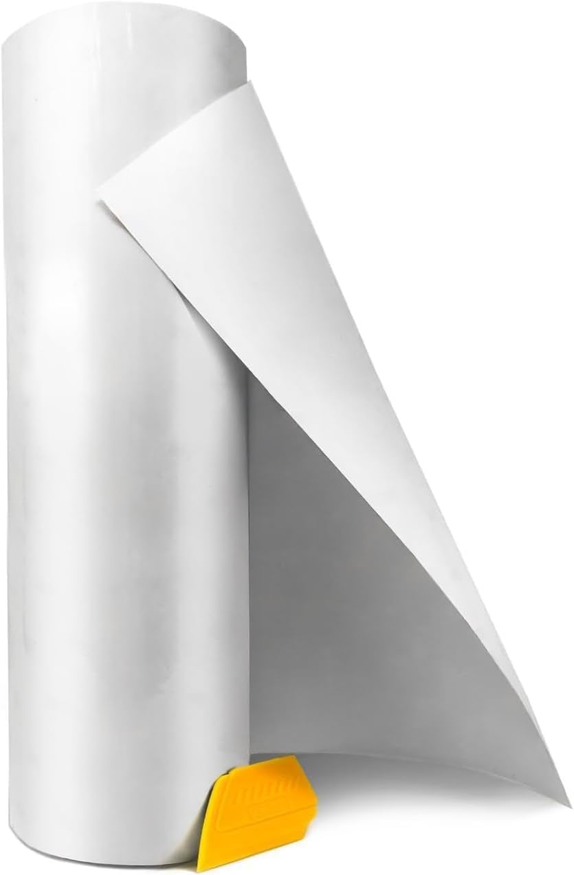 VVIVID 3m Clear Extra-Wide Headlight Scratch-Proof Wet-Apply Tint Vinyl Wrap Film - 15x48in