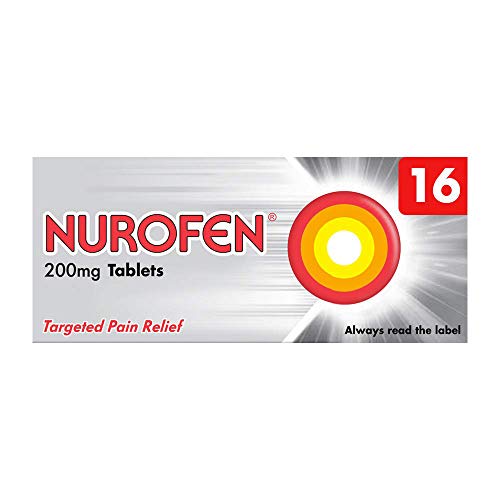 Nurofen Tablets Ibuprofen, 200 mg, 16 Tablets